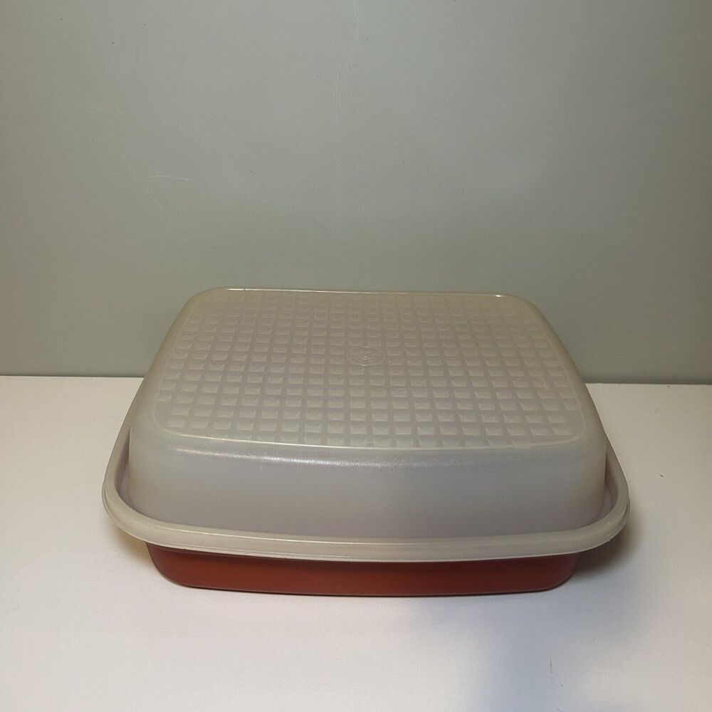 Tupperware Season Serve Marinate/Tenderizer Container RED/PAPRIKA 1295-4 1294-5